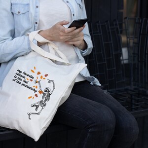 My Favorite Season Is The Fall Of The Patriarchy Canvas Tote Bag, Fall Tote Bag, Grocery Bag, Shopping Tote, Feminist Gift, Funny Gift