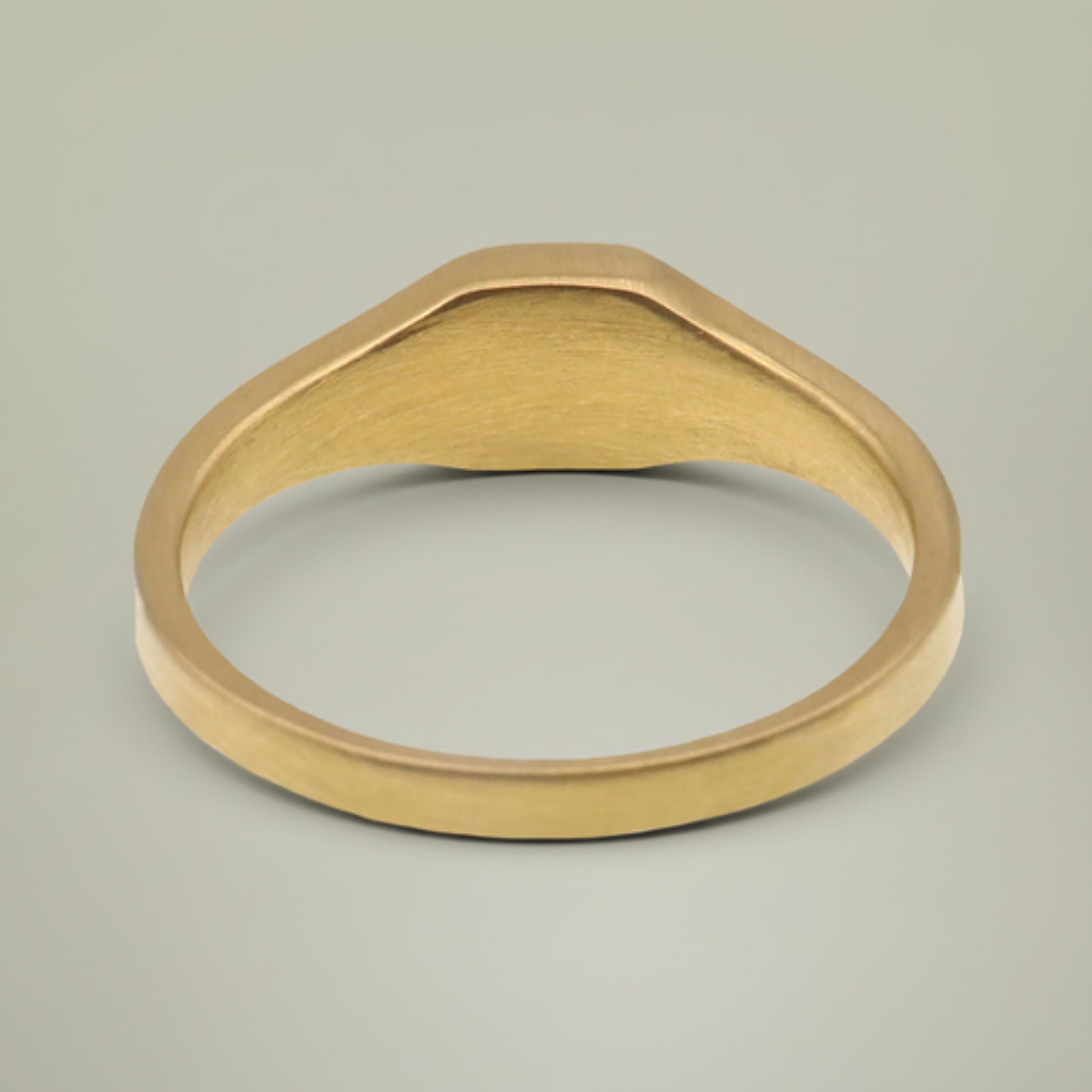 Phoenix Rising Ring Gold Phoenix Rising Signet Ring 18K Gold-plated Square Crest | Empowerment ...