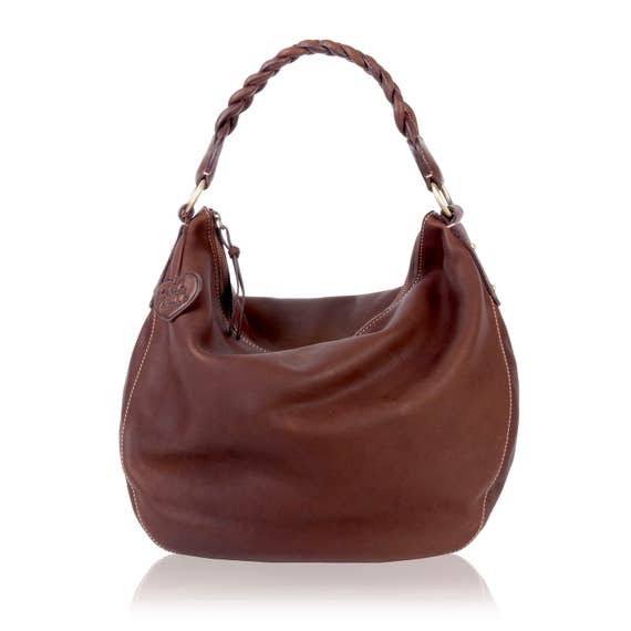 Eldenberry Handmade Soft Leather Shoulder Bag Brown | Etsy