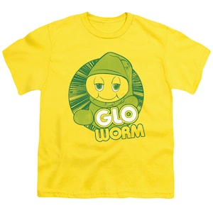 Glo Worm Kid&#39;s Yellow T-Shirts
