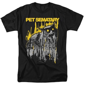 Pet Sematary Decayed Cat Black Shirts