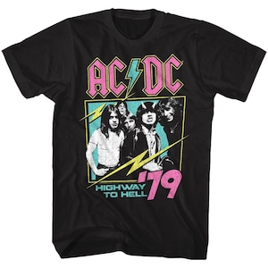 AC/DC スプラッター柄 Tシャツ AC DC 4th Of July Collection 2024 ACDC Logo Faded Glory