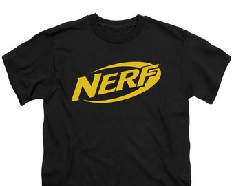 Nerf Logo Kid's Black T-Shirts