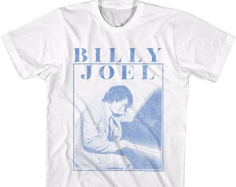 Billy Joel Piano Photo White Shirts