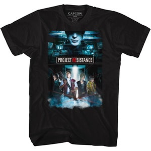 Resident Evil Project Resistance Black Shirts