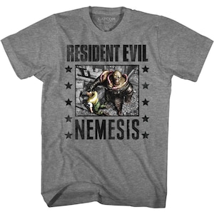 Resident Evil Nemesis Face Grab Athletic Heather Shirt