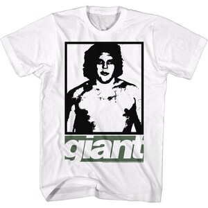 Andre The Giant Gizey White Shirts