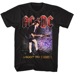 AC/DC Shoot to Thrill Black Shirts