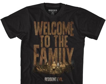 Resident Evil Welcome To The Family Black Shirts