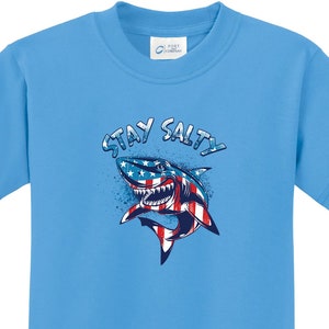Soggiorno Salty Kid's Shark T-Shirt 23683HD2-PC61Y
