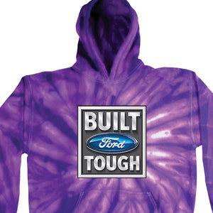 Men&#39;s Ford Hoodie Built Ford Tough Tie Dye Hoody 10828HD2-8777