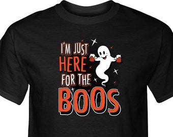 I'm Just Here For The Boos Halloween Tall Tee T-Shirt BOOS-PC61T