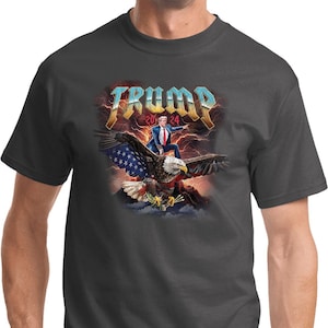 2024 Donald Trump President Eagle Rider T-Shirt 27116DP2-PC61