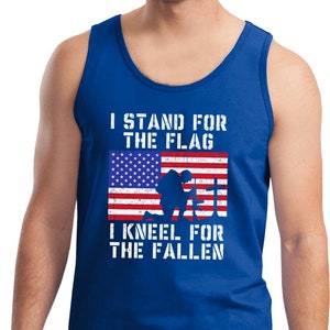 USA I Stand For The Flag I Kneel For The Fallen Men&#39;s Tank Top STAND-2200
