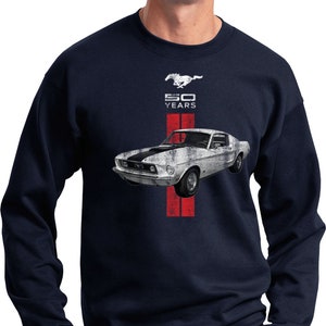Ford Red Stripe Mustang 50 Years Sweatshirt 19240E1-PC90