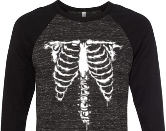 Halloween Skeleton Raglan Shirt 17491-3200
