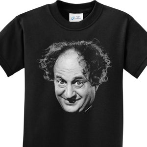 The Three Stooges Larry Face Kid&#39;s Shirt 26287ED1-PC61Y
