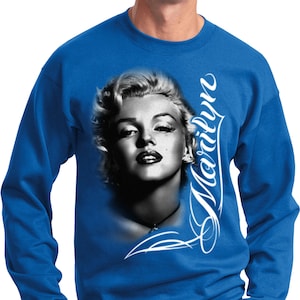 Marilyn Monroe svartvit mjukisskjorta 17542D0-PC90