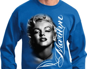 Marilyn Monroe Black and White Sweat Shirt 17542D0-PC90 - Etsy