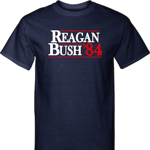 Reagan Bush 1984 Tall Tee T-Shirt REAGAN84-PC61T
