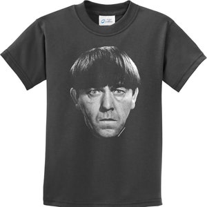 The Three Stooges Moe Face Kid&#39;s Shirt 26289ED1-PC61Y