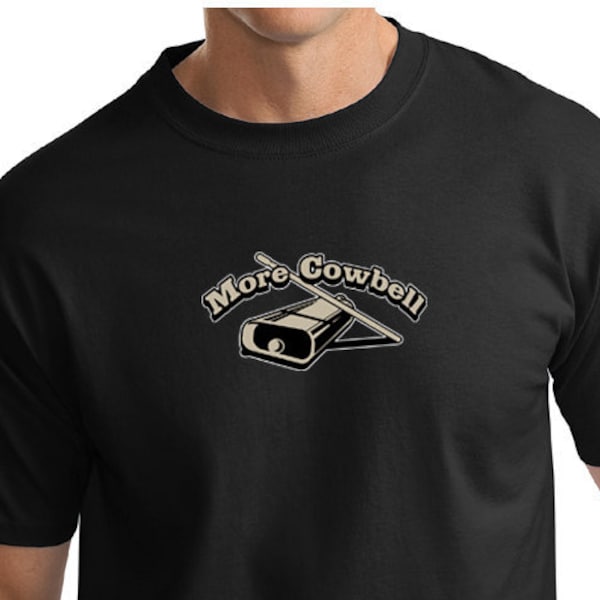 More Cowbell Oval Sticker Die Cut Vinyl Drummer Musician... Music Cowbell