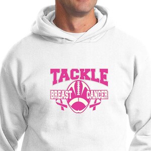 Breast Cancer Awareness Tackle Breast Cancer Hoodie TACKLE-PC90H
