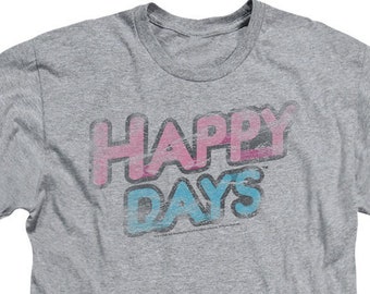▪70’s【HAPPY DAYS】VINTAGE TEE Vintage 1970's Happy Days / the Fonz Personalized Artwork Tee