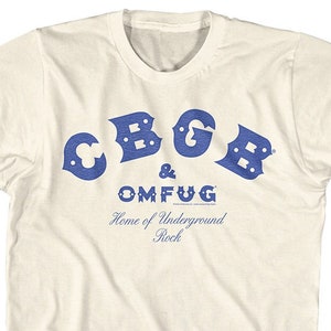 CBGB & OMFUG Home of Underground Rock Shirts
