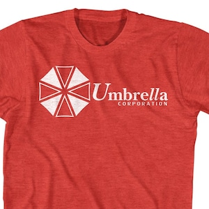 Resident Evil Umbrella Corporation Red Shirts