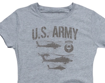 U.S. Army Airborne Juniors and Women Athletic Heather T-Shirts