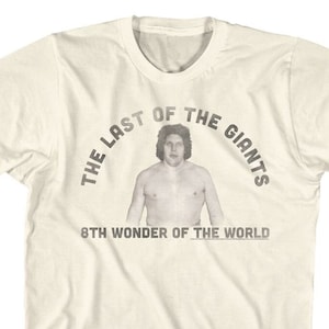 Andre The Giant The Last of the Giants Natural Shirt