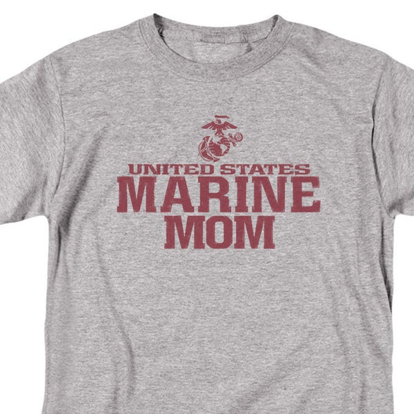 U.S. Marine Corps Marine Mom Athletic Heather Shirts