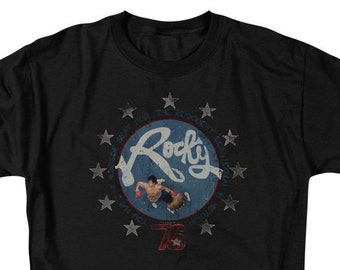 Rocky Balboa & Apollo Creed Tee Boxing Fight Shirt Retro Rocky Movie Graphic Tee Fan Gift