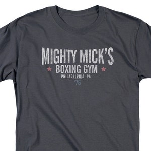 Rocky Mighty Mick&#39;s Boxing Charcoal Shirts