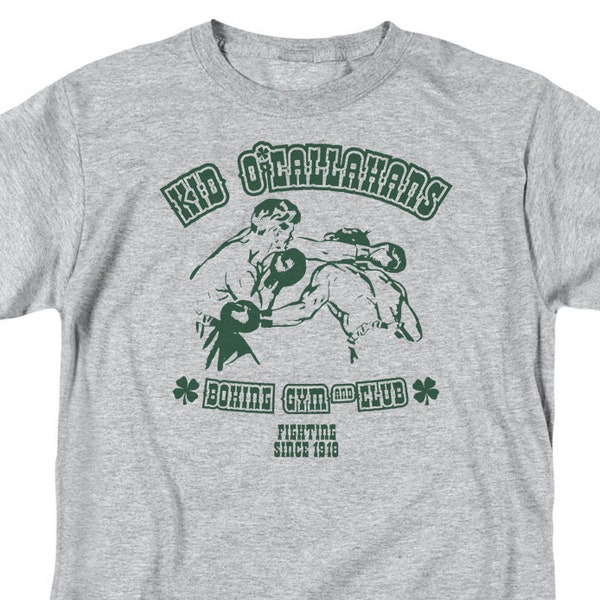 St Patrick's Day Kid O'Callahan Boxing Gym Athletic Heather Shirts