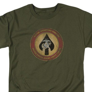 U.S. Marine Corps Special Operations Command Patch Military Green Shirts