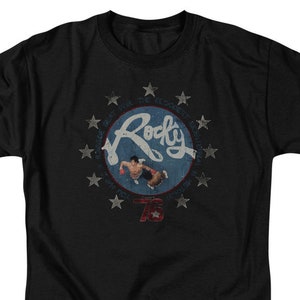 Rocky Balboa and Creed in the Ring Black Shirts