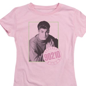 Beverly Hills 90210 David Juniors and Women Pink T-Shirts
