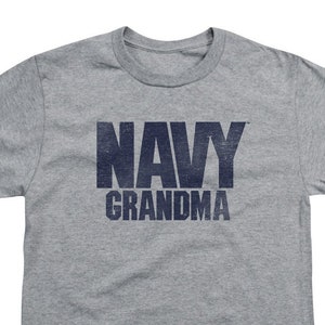 U.S. Navy Grandma Kid&#39;s Athletic Heather T-Shirts