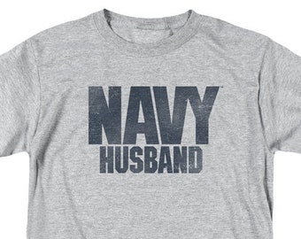 Camisas de brezo atléticas para esposo de la Marina de los EE. UU.