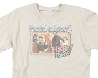 Happy Days Rockin at Arnold's Cream Shirts