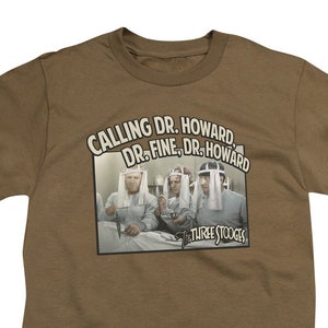 Three Stooges Calling Doctors Kid&#39;s Safari T-Shirts