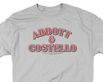 Abbott & Costello Logo Chemises argentées