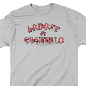 Abbott & Costello Logo Silver Shirts