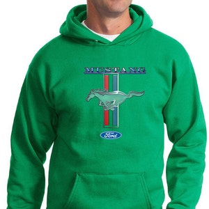 Men&#39;s Ford Mustang Hoodie Mustang Stripe Hoody 13732D1-PC90H