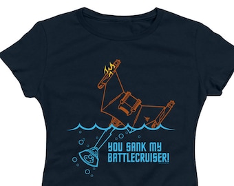 Star Trek My Battle Cruiser Juniors and Women Navy T-Shirts