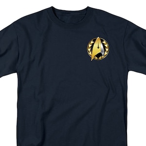 Star Trek Discovery Admiral Badge Navy Shirts