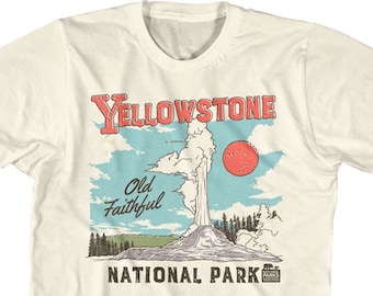 Yellowstone National Park Shirt, Old Faithful Tee, Wyoming Travel Shirt, National Park Gift