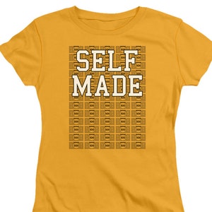 Monopoly Self Made Juniors and Women Gold T-Shirts